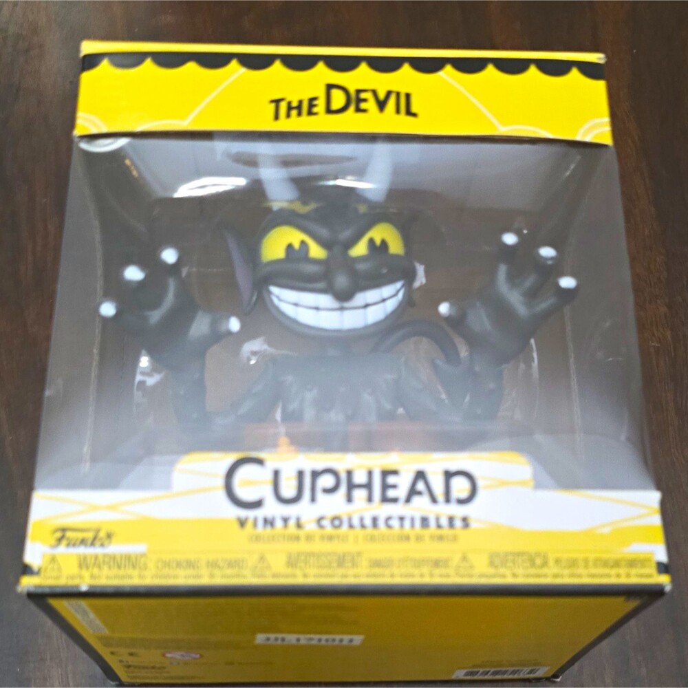 Funko Cuphead The Devil Vinyl Figurine Matte Finish Boxed Collectible